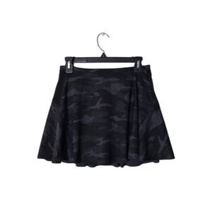 Athleta Womens Match Point Skort Black Camouflage XS Polyester & Spandex Blend